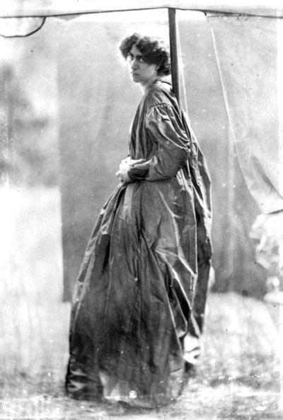 Jane Morris, posed by Dante Gabriel Rossetti, 1865 by John R. Parsons